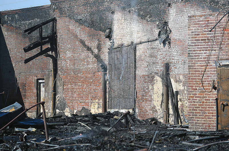 Fire destroys Meadow Gold building